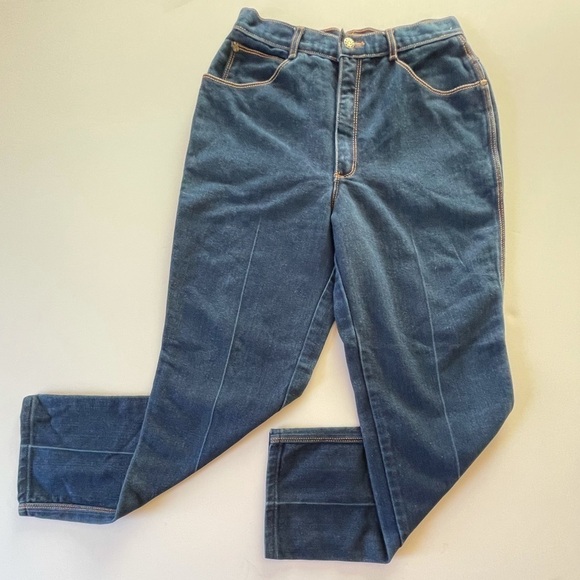 GITANO Dark Blue HIgh Rise Mom Jeans 12 - Picture 4 of 13